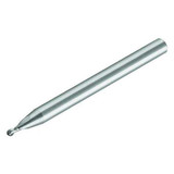 Micro 100 Ball End Mill,Single End,0.0300",Carbide BMR-030-2X