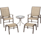 Outdoor Expressions Windsor Collection 5-Piece Chat Set TJF-T019B1T