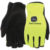 John Deere Men's Large Synthetic Leather Hi-Vis Work Glove JD86018-L