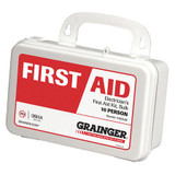 Sim Supply First Aid Kit w/House,62pcs,2 3/8x4",WHT  59321