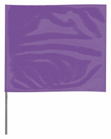 Sim Supply Marking Flag, 21", Purple,PVC,PK100  2321PP-200