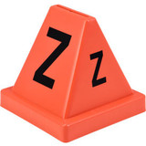 Global Industrial Lettered Cones A-Z Red