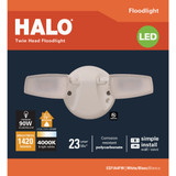 Halo White 15W LED Floodlight Fixture