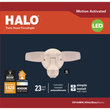 Halo White Motion Activated 15W LED Floodlight Fixture
