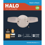 Halo White Dusk to Dawn 23.9W LED Floodlight Fixture