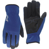 Mud Women's Medium/Large Synthetic Leather True Blue Garden Glove MD52001TB-WML