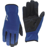 Mud Women's Small/Medium Synthetic Leather True Blue Garden Glove MD52001TB-WSM
