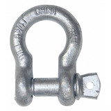 Kinedyne Anchor Shackle,6,500 lb,Carbon Steel 101-12625GRA