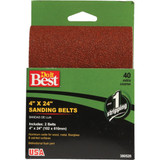 Do it Best 4 In. x 24 In. 40 Grit Heavy-Duty Sanding Belt (2-Pack) 380520GA