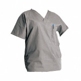 Scrub Zone Scrub Shirt,XL,Gray,Womens 70221