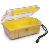 Pelican Micro Case,Yellow,7.50 x 5.06 x 3.12 In 1050-027-100