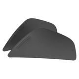 3m Speedglas Side Windows Coverplate,Nyl,Blk,PK2 06-0500-53