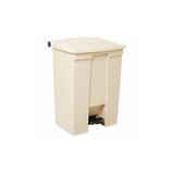 Rubbermaid Commercial Step On Trash Can,Rectangular,18 gal. FG614500BEIG