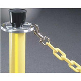 Lawrence Metal Plastic Chain ,12 ft L,Yellow 966-35-12/0-2-960PB