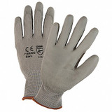 Pip Palm Coated Gloves,Gray,L,PK12 713SUCG/L