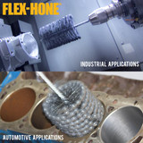 Flex-Hone Tool Flexible Cyl Hone,BoreDia3-1-4in,120Grit GBD31412