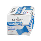 Medi-First Fingertip Bandages,Metal Detect,PK50 66050