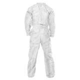 Kleenguard Collared Coveralls,2XL,White,SMMMS,PK24 49105