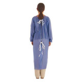 Ansell Sleeve Apron,M,Blue,Vinyl 56-903