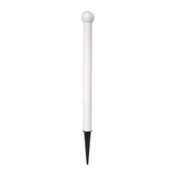 Manufacturer Varies Ground Post,27 In. H,White,PK6 91201-6