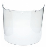 Msa Safety Visor,Clear,Propionate,17InW,8InH 10115855