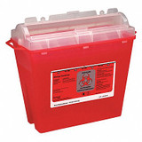 First Aid Only Sharps Container,1-1/4 Gal.,Rotor Lid  M943