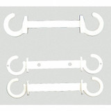Mr. Chain C-Hook,3 In.,White,Plastic,PK10 98601-10