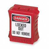 Master Lock Plug Lockout,Red,5/16 In.D S2005
