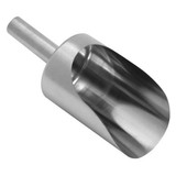 Sani-Lav Scoop,10 5/8 in L,Silver 4003