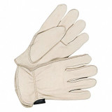 Bdg Leather Gloves,Shirred Slip-On Cuff,M 20-1-288-M