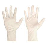 Mcr Safety Disposable Gloves,Rubber Latex,M,PK100 5055M