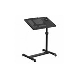 Flash Furniture Adj.-H Computer Stand,22 1/2 in W,Black NAN-JG-06B-BK-GG