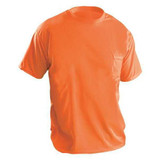 Occunomix T-Shirt,Hi-Vis Orange,30 in. L,2XL  LUX-XSSPB-O2X