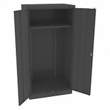Tennsco Storage Cabinet,72"x36"x24",Black,1Shlv 1481BK