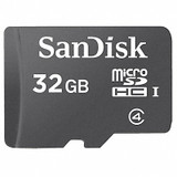 Icom MicroSD Card,5/8in Lx1/3in Wx1/16in H MSD CARD