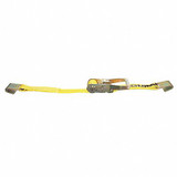 Lift-All Tie Down Strap,Flat-Hook,Yellow 61002