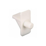 Primeline Tools Shelf Support,Plastic,1 in H,PK8 U 10138