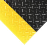 Notrax Antifatigue Mat,Black,YllwBrdr,3x9ft 419S0039BY