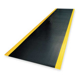 Notrax Antifatigue Mat,Black,YllwBrdr,3x9ft 419S0039BY