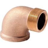 1-1/4 In. Lead Free Brass 90 Degree Street Elbow - MNPT X FNPT - 125 PSI - Impor