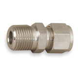 Parker Connector,316 SS,A-LOKxM,1/4In 4MSC4N-316