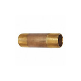 Manufacturer Varies Nipple,Red Brass,1 x 2-1/2" 465-025X