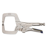 Fast Release Locking C-Clamps with Regular Tip, 11 in L, Alloy Steel