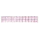 Westcott Ruler,Plastic,Lined,16ths,12in,Transprnt  B-70