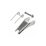 Campbell Chain & Fittings Spring Latch,Steel,Gold 7506895