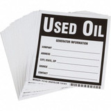 Brady DOT Handling Label,Waste,6" W,PK100 121432