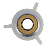 Sharkbite Connector,Push Fitting,1/4x1/2In. U3525LF