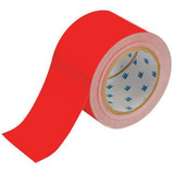 Brady Floor Tape,Red,3 inx100 ft,Roll 104343