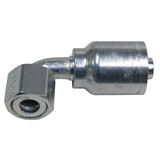 Parker Crimp Fitting,90 deg.,3/8" I.D.,F,ORS 1J943-8-6