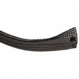 Techflex Braided Sleeving,1.000 In.,7 ft.,Black F6N1.00BK7